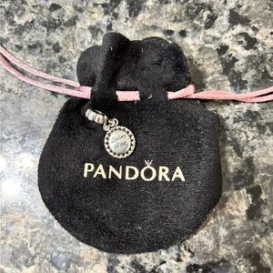 New! Silver Loving Aunt Pandora charm with dust bag